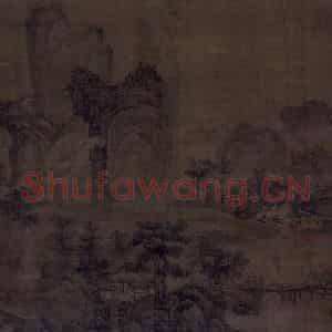 金代《溪桥归牧图》国画综合作品图片鉴赏