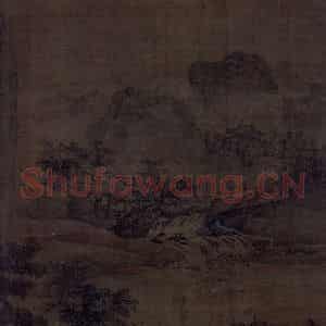 金代《溪桥归牧图》国画综合作品图片鉴赏