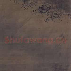 宋代《雪峰寒艇图》国画山水作品图片鉴赏