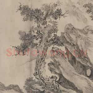 宋代 张激《白莲社图》国画综合作品图片鉴赏