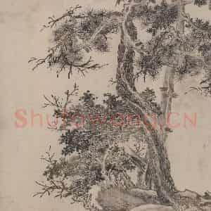 宋代 张激《白莲社图》国画综合作品图片鉴赏