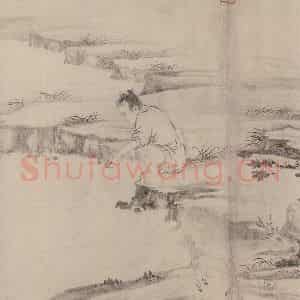 宋代 张激《白莲社图》国画综合作品图片鉴赏