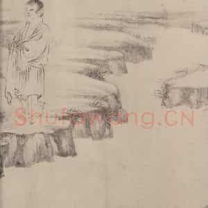 宋代 张激《白莲社图》国画综合作品图片鉴赏
