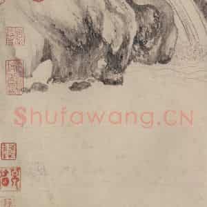 宋代 张激《白莲社图》国画综合作品图片鉴赏