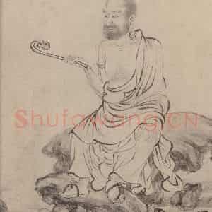 宋代 张激《白莲社图》国画综合作品图片鉴赏