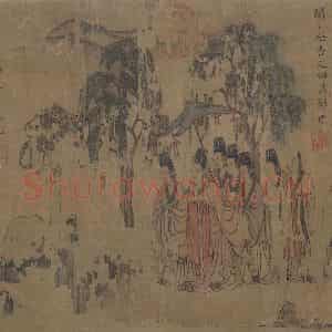 宋代《摹顾恺之洛神赋图》国画综合作品图片鉴赏