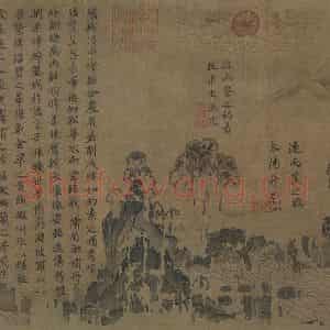 宋代《摹顾恺之洛神赋图》国画综合作品图片鉴赏