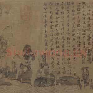 宋代《摹顾恺之洛神赋图》国画综合作品图片鉴赏