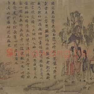 宋代《摹顾恺之洛神赋图》国画综合作品图片鉴赏