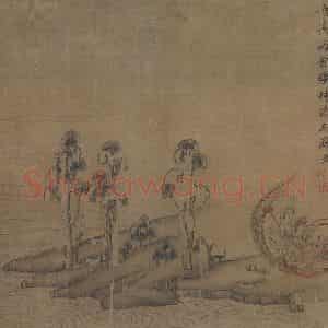 宋代《摹顾恺之洛神赋图》国画综合作品图片鉴赏