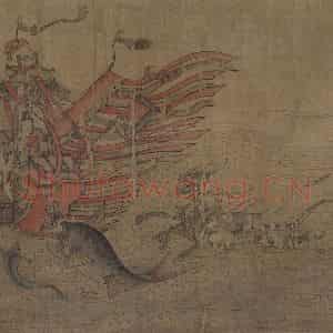 宋代《摹顾恺之洛神赋图》国画综合作品图片鉴赏