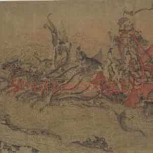 宋代《摹顾恺之洛神赋图》国画综合作品图片鉴赏