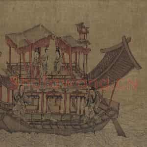 宋代《摹顾恺之洛神赋图》国画综合作品图片鉴赏