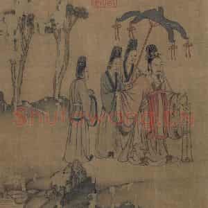 宋代《摹顾恺之洛神赋图》国画综合作品图片鉴赏