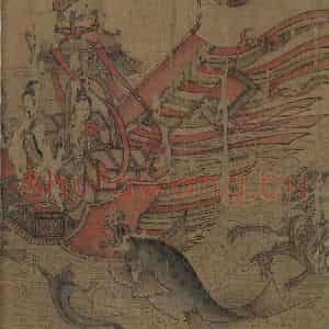 宋代《摹顾恺之洛神赋图》国画综合作品图片鉴赏
