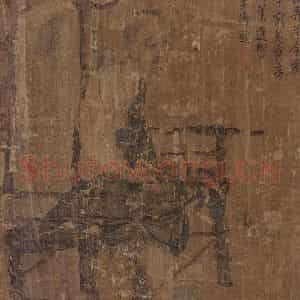 宋代《萧翼赚兰亭图》国画人物作品图片鉴赏