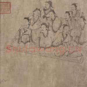 宋代《九歌图》国画综合作品图片鉴赏