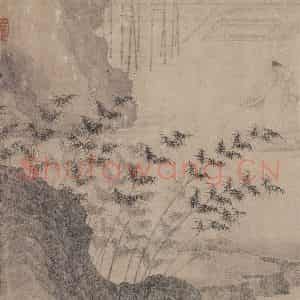 宋代《商山四皓会昌九老图》国画综合作品图片鉴赏