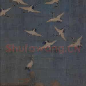 宋代 赵佶(传)《瑞鹤图》国画综合作品图片鉴赏