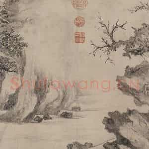 宋代 张激《白莲社图》国画综合作品图片鉴赏