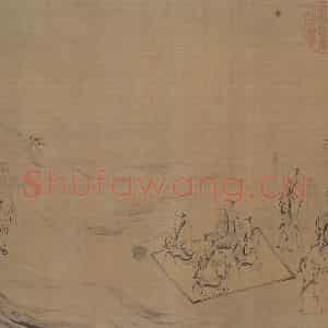 宋代 马和之（传）《陈风图》国画综合作品图片鉴赏