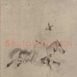 宋代《明皇击球图》国画人物作品图片鉴赏