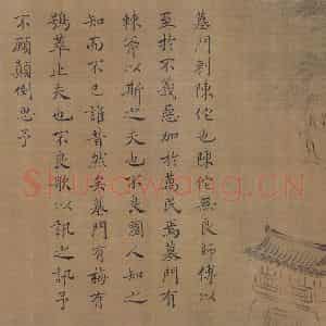 宋代 马和之(传)《陈风图》国画综合作品图片鉴赏