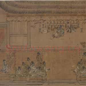 宋代 马和之(传)《风颂清庙之什图》国画综合作品图片鉴赏
