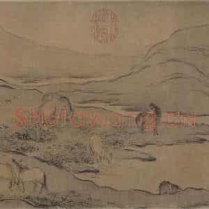宋代 马和之(传)《鲁颂三篇图》国画综合作品图片鉴赏
