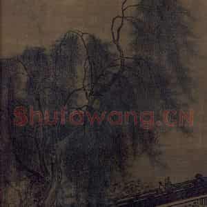 宋代 马麟《荷香清夏图》国画山水作品图片鉴赏