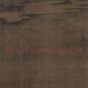 宋代 马麟《荷香清夏图》国画山水作品图片鉴赏