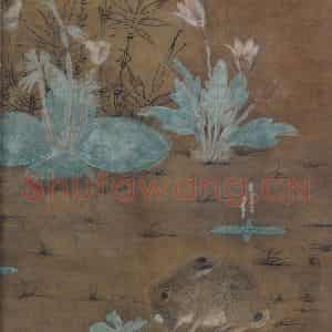 宋代《竹雀双兔图》国画花鸟作品图片鉴赏