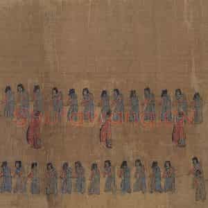 宋代《卤簙玉辂图》国画人物作品图片鉴赏