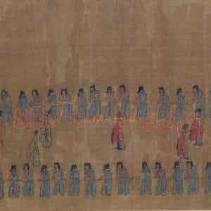 宋代《卤簙玉辂图》国画人物作品图片鉴赏