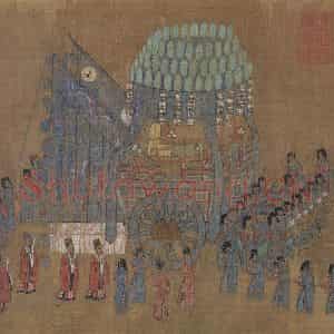 宋代《卤簙玉辂图》国画人物作品图片鉴赏