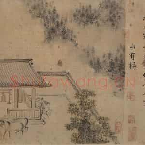 宋代 马和之《唐风图》国画综合作品图片鉴赏