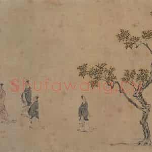 宋代 马和之《唐风图》国画综合作品图片鉴赏
