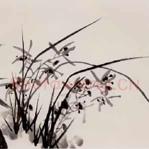 90年代 蒋凤白《前贤遗韵》国画花鸟作品图片鉴赏
