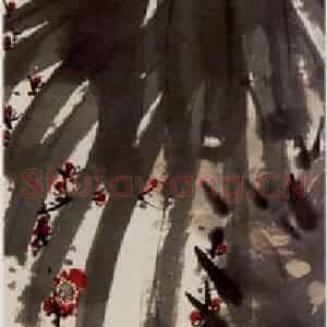 70年代 蒋凤白《俏也不争春》国画花鸟作品图片鉴赏