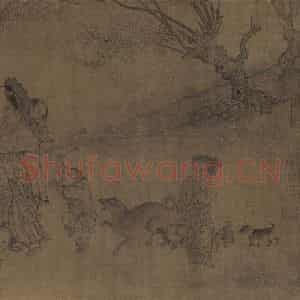 宋代 李嵩《货郎图》国画人物作品图片鉴赏