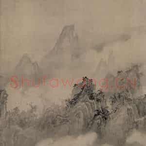 宋代 赵芾《江山万里图》国画山水作品图片鉴赏