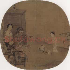 宋代 李嵩《骷髅幻戏图》国画人物作品图片鉴赏