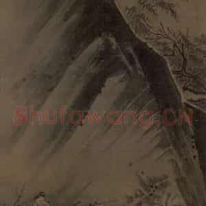 宋代 马远《踏歌图》国画山水作品图片鉴赏