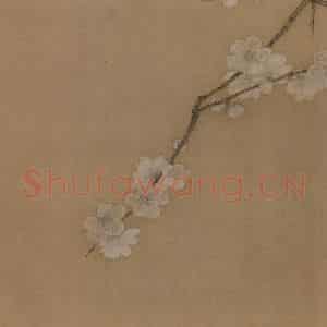 宋代 马麟《层叠冰绡图》国画花鸟作品图片鉴赏