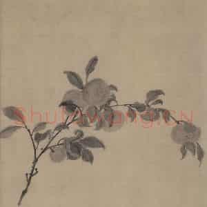 宋代 牧溪《水墨写生图》国画花鸟作品图片鉴赏