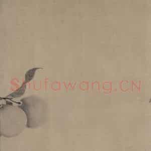 宋代 牧溪《水墨写生图》国画花鸟作品图片鉴赏
