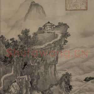 宋代 赵芾《江山万里图》国画山水作品图片鉴赏