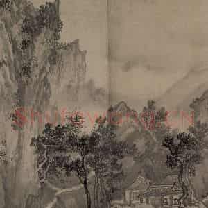宋代 赵芾《江山万里图》国画山水作品图片鉴赏