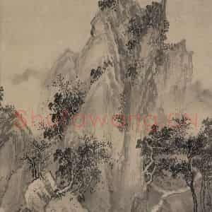 宋代 赵芾《江山万里图》国画山水作品图片鉴赏
