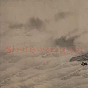宋代 赵芾《江山万里图》国画山水作品图片鉴赏